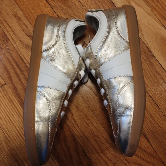 Boden Gold Mix Erin Retro Tennis shoe 2024 39 8-8.5 - Picture 7 of 10